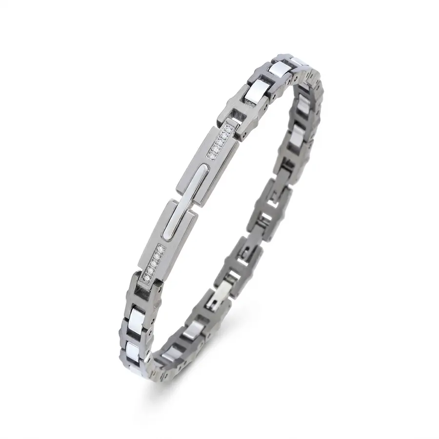 Black Delicate Tennis Bracelet