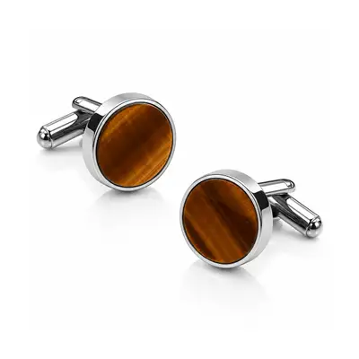 Valeria Tiger Eye Cufflinks