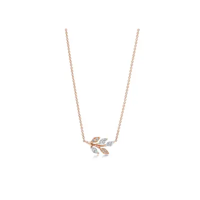 Diamond Tailored Drop Necklace