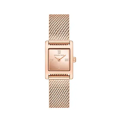 Rose Square Mesh Watch