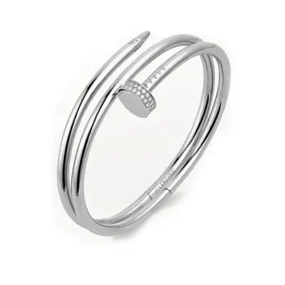 Crystal Tailored Bangle Bracelet
