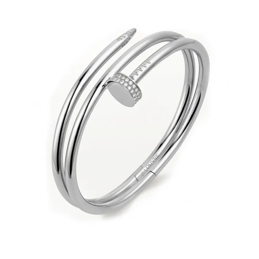 Crystal Tailored Bangle Bracelet