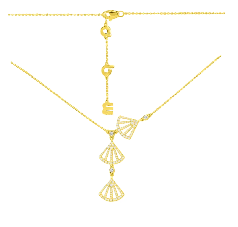 Rose Minimal Heart Necklace