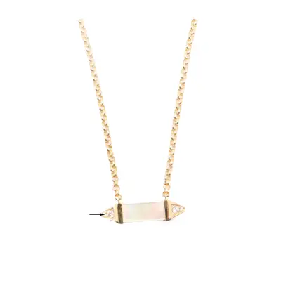 Diamond Polished Pendant Necklace
