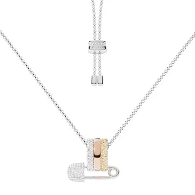 Silver Urban Pendant Necklace