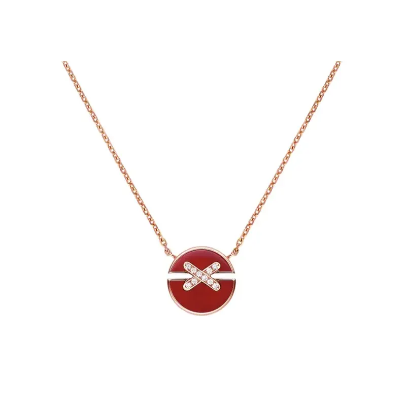 Black Minimal Drop Necklace