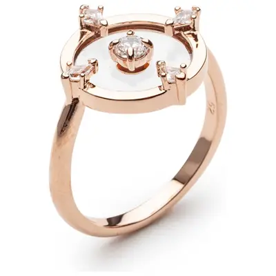Polished Opulent Halo Ring