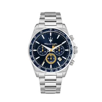 Navy Chronograph Steel Watch