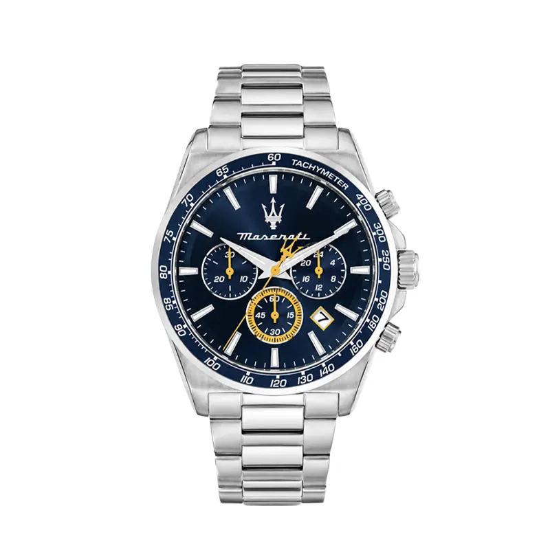 Navy Chronograph Steel Watch