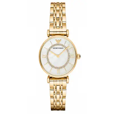 Golden Graceful Polished Timepiece