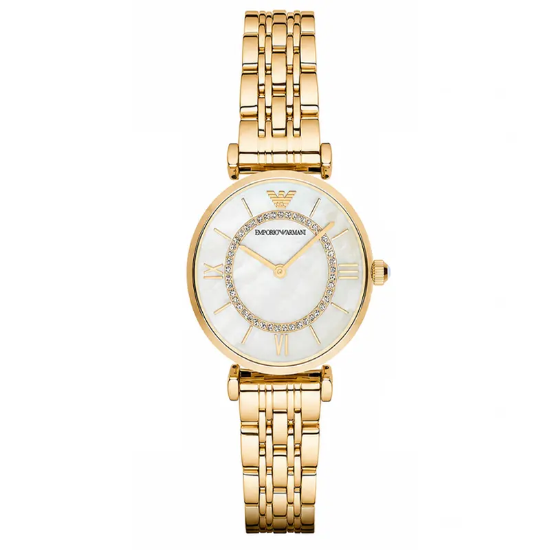 Golden Graceful Polished Timepiece