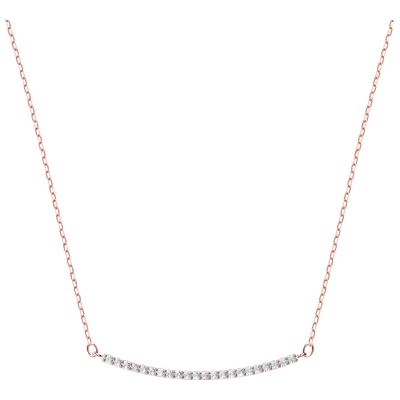 Crystal Golden Chain Necklace