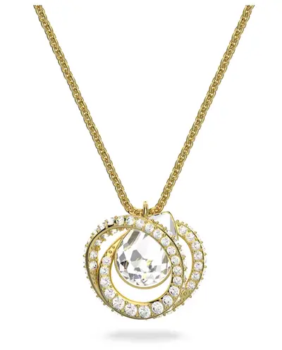 Black Signature Drop Necklace