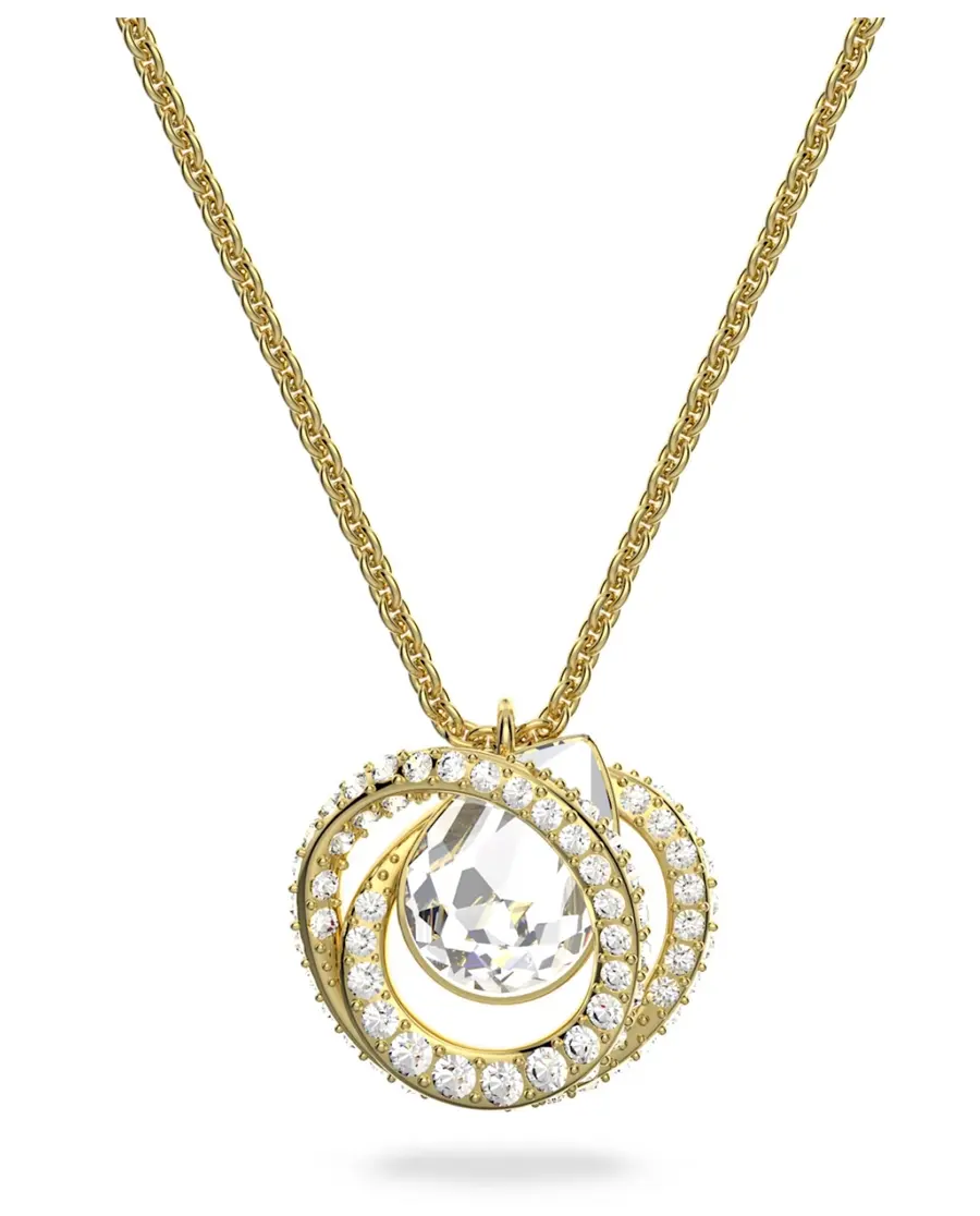 Black Signature Drop Necklace