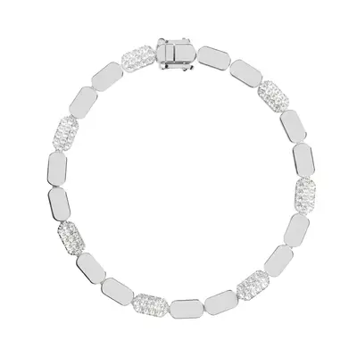 Silver Minimal Bangle Bracelet