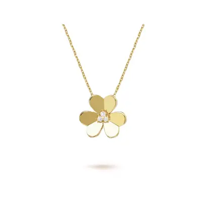 Aurelia Clover Diamond Necklace