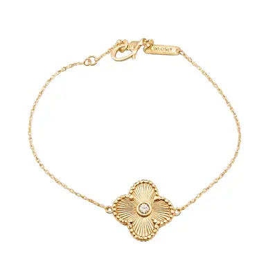 Golden Radiant Link Bracelet