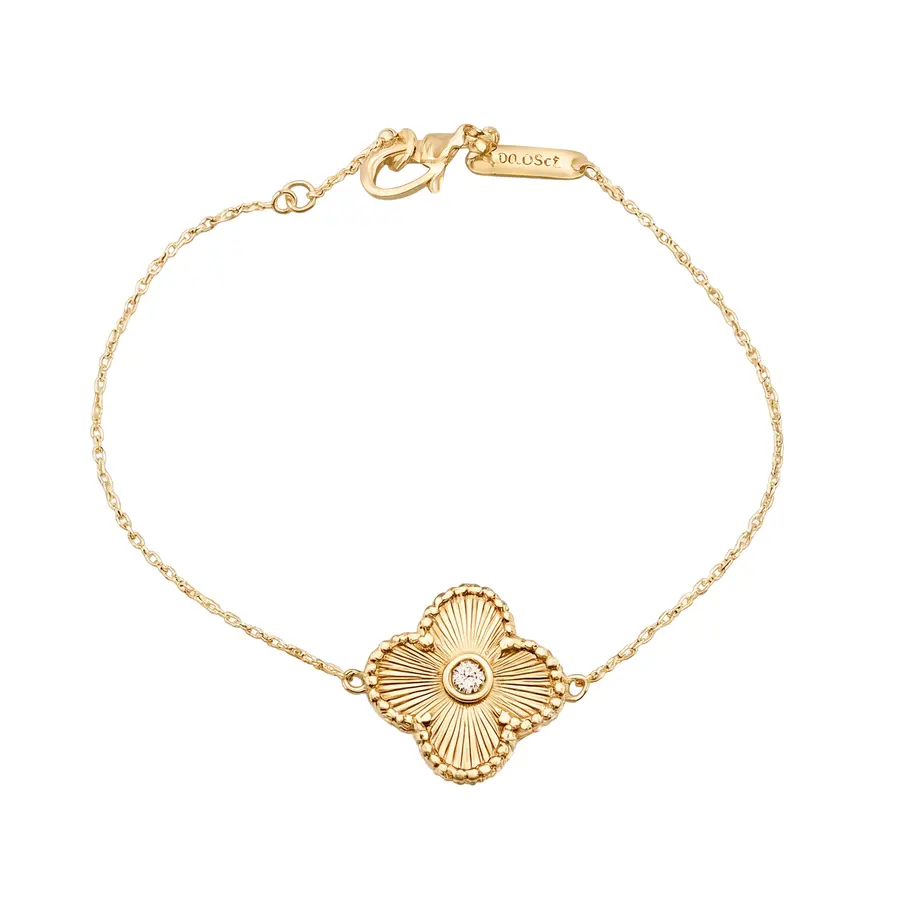 Golden Radiant Link Bracelet