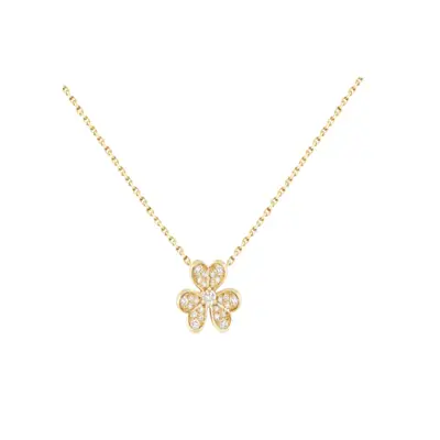 Lumière Clover Diamond Necklace