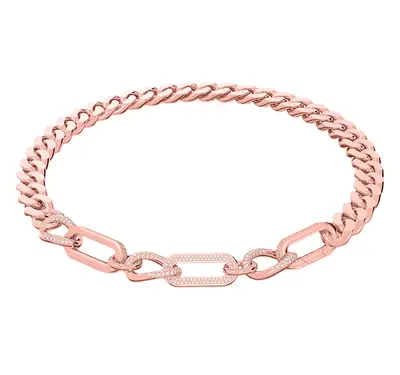 Crystal Modern Chain Necklace