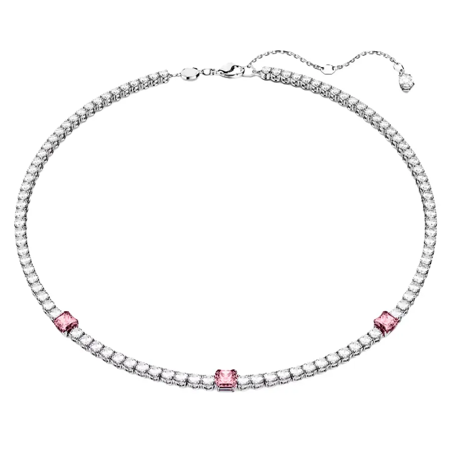 Crystal Sleek Charm Necklace