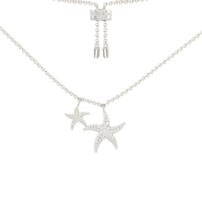 Crystal Golden Charm Necklace
