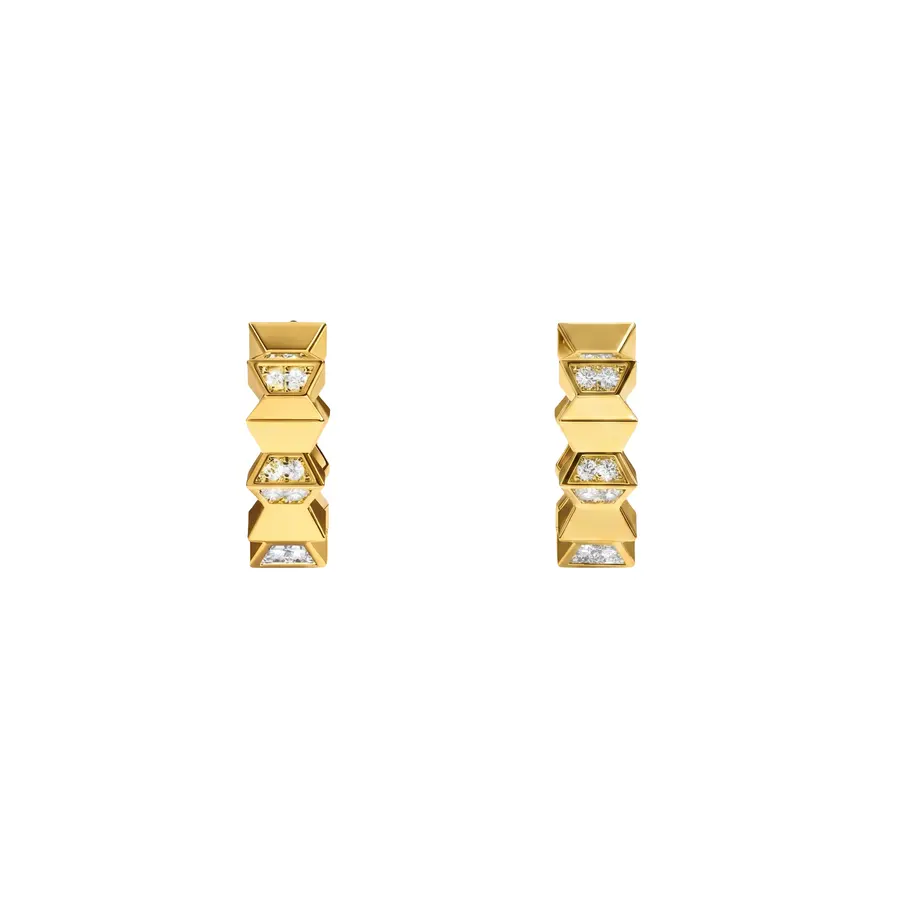 Crystal Golden Stack Ring
