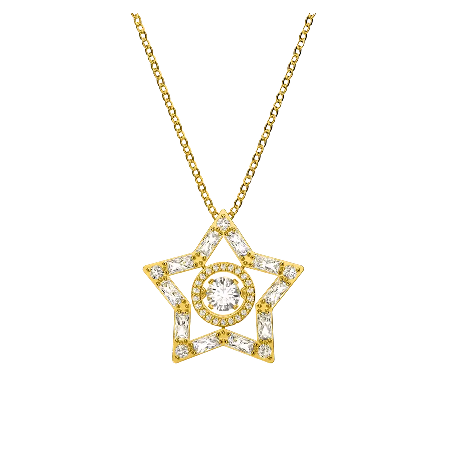 Crystal Regal Charm Necklace
