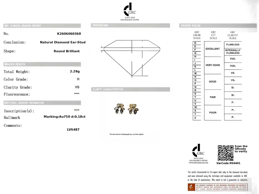 Diamond Clover Lumière Earrings