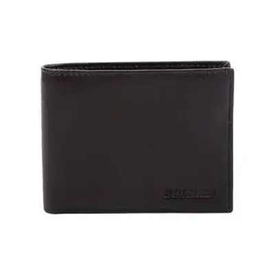 Black Golden Leather Wallet