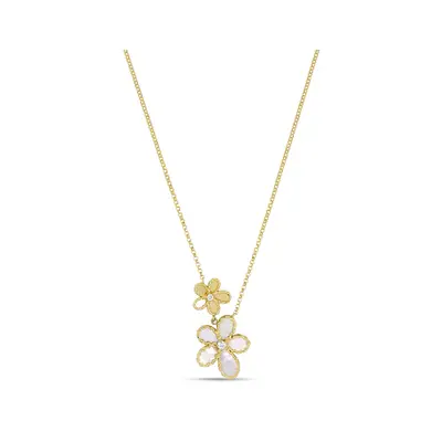 Diamond Golden Drop Necklace