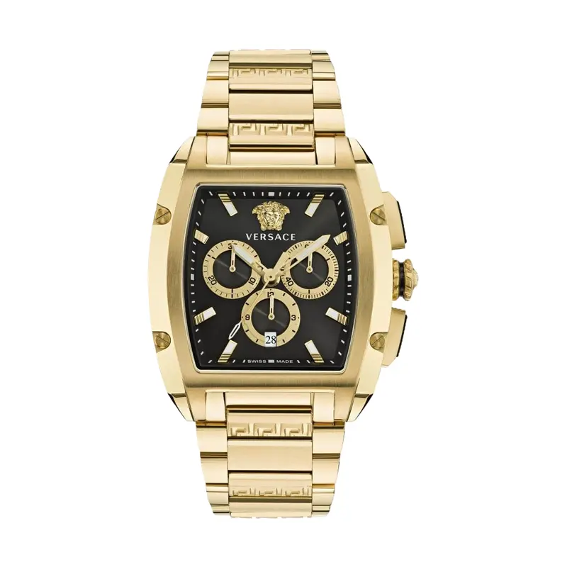 Graceful Golden Polished Timepiece 5119