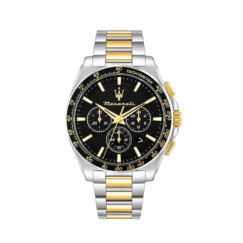 Two Tone Chronograph Watch