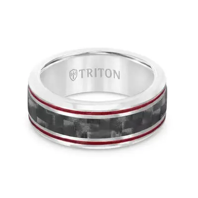 Black Radiant Band Ring