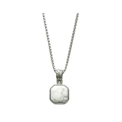 Silver Silken Statement Necklace