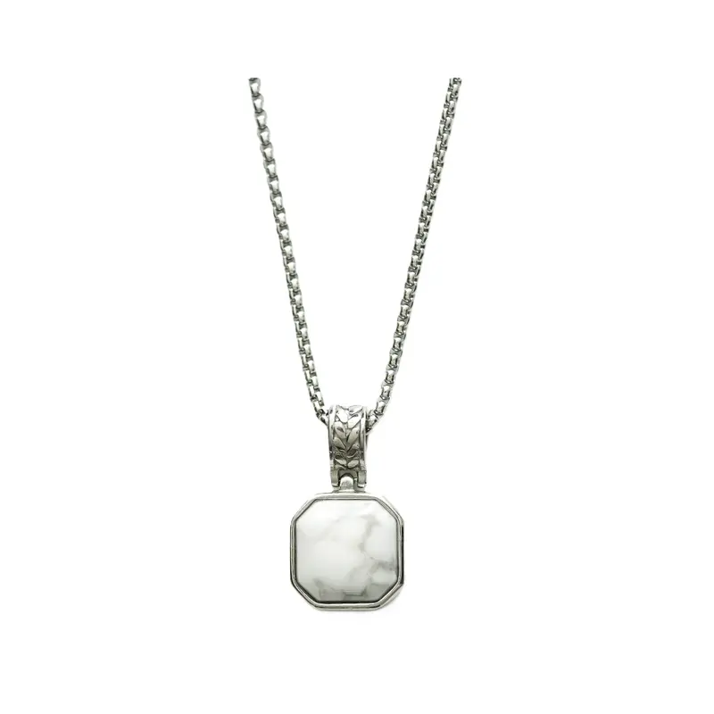 Silver Silken Statement Necklace
