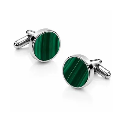 Valeria Green Stone Cufflinks