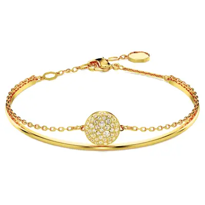 Crystal Golden Tennis Bracelet
