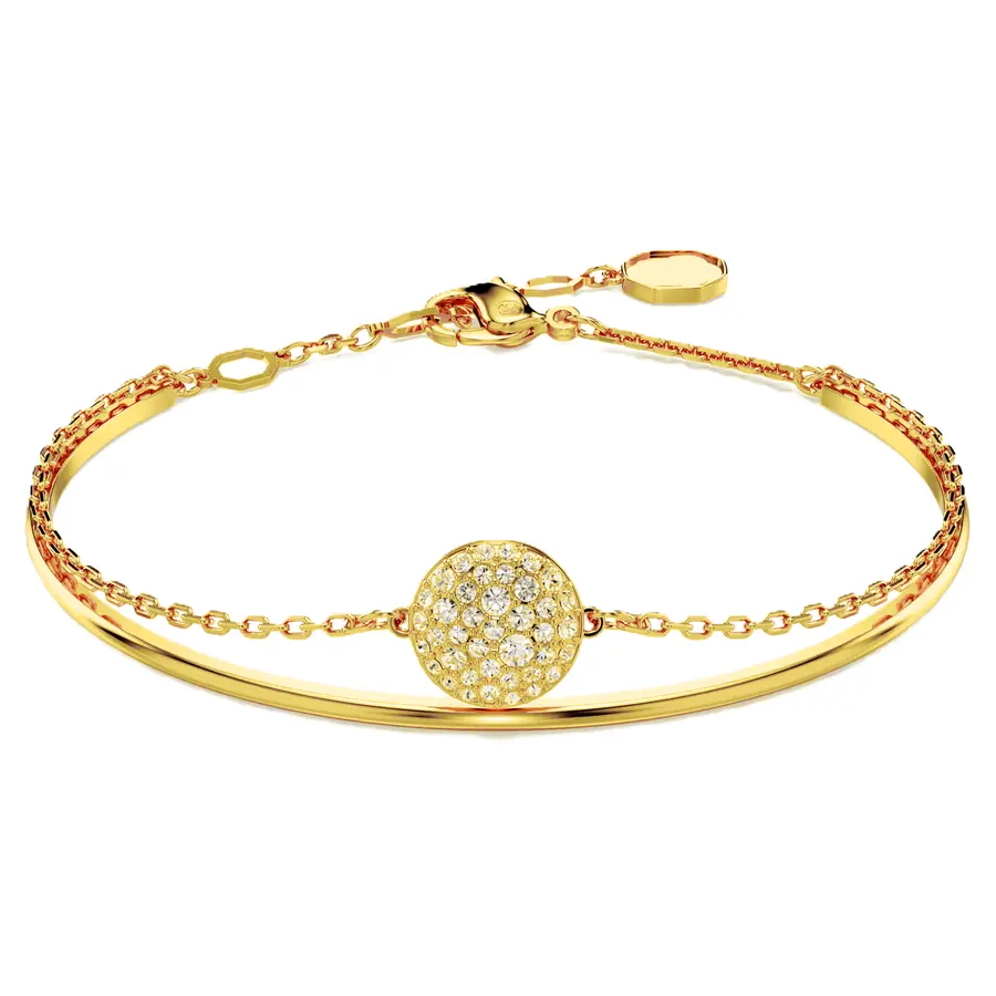 Crystal Golden Tennis Bracelet