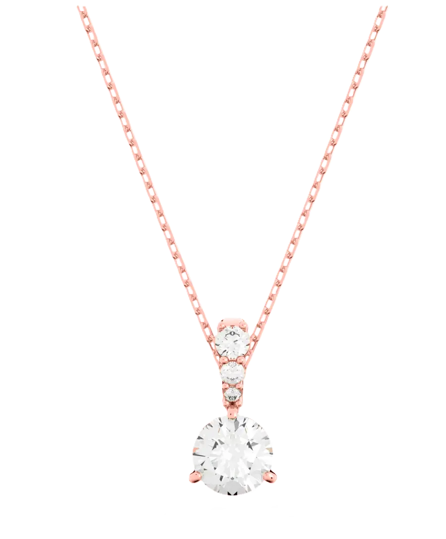 Crystal Modern Charm Necklace