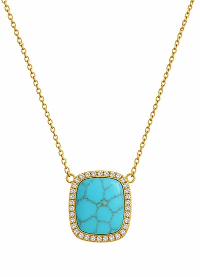 Black Urban Pendant Necklace