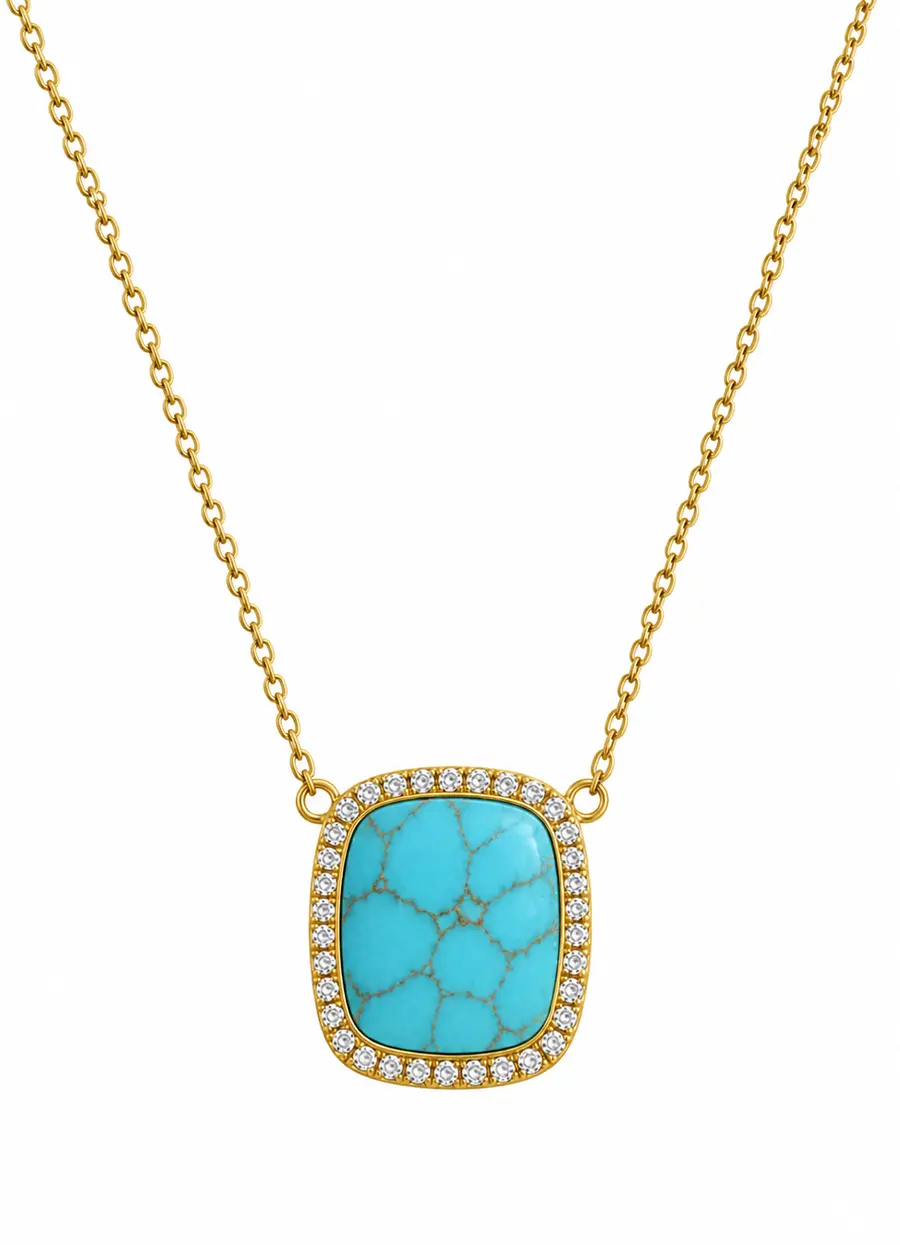 Black Urban Pendant Necklace